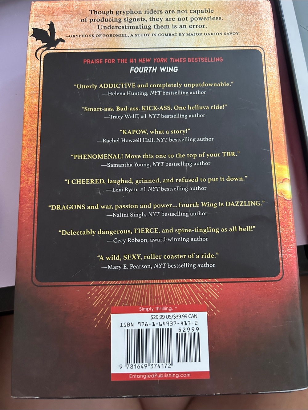 Iron Flame by Rebecca Yarros - Deluxe Edition Painted Edges Hardcover - Picture 3 of 4
